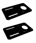 Invento 2pcs Flat Straight Powder coated Mounting Bracket 42mm Nema 17 Stepper Motor Mount 3D Printer