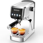 Espresso Machine 20 Bar, Espresso Maker with Milk Frother for Cappuccino, Latte, Stainless Steel-Mattino Ultra