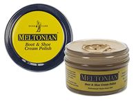 Meltonian Cream | Chamois | High Quality Shoe Polish for Leather and Leatherette (Synthetic) | Use on Boots, Shoes, Belts, Gloves, Purses and Accessories | Leather Conditioner | 1.7 OZ Jar