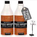 IMPRESA [2 Pack Polymer to Replace Sand for Punching Bag Sand, Basketball & Furniture Bases -Weighted Basketball Base Filler Gel - Punching Bag Filler - 16oz Each Basketball Base Replacement Bottles