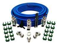 NYSUS 3/4 Inch Tubing Industrial Compressed Air Piping System, 100 Feet Length (Master Kit)