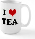 CafePress I Love Tea Mugs 15 oz (44