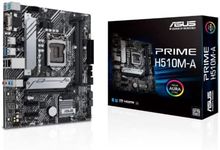 ASUS PRIME H510M-A R2.0 Motherboard Socket Intel LGA1200 (Intel H470 Chipset, mATX, DDR4, USB 3.2 Gen 1, M.2, 1GB Ethernet, Aura Sync)