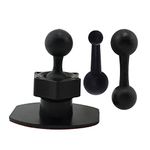 iSaddle CH370 for Garmin GPS Mount Holder Compatible with 3M Adhesive Sticky - Car Dashboard Mount Holder with 17mm Ball Connection for Garmin Nuvi Drive Drivesmart Dezl Zumo Driveassist DriveLuxe