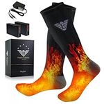 Heated Socks for Men Women - Electric Heating Socks, 7.4V Heated Socks Rechargeable for Hunting Camping Hiking