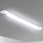 MOSSODOR LED Batten Light Low Profile Surface Mounted LED Ceiling Tube Light (1 Pack, 150cm (5ft) 45W)