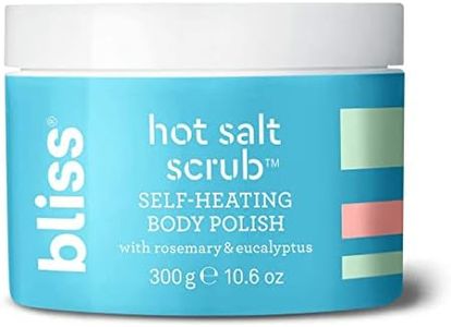 Bliss Hot Salt Scrub, Self-Heating Body Polish | Warming Scrub to Exfoliate, Heal, and Smooth Skin | Straight-from-the Spa | Paraben Free, Cruelty Free | 10.6 oz