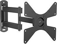 Full Motion TV Wall Mount for Most 10-40 Inch TVs - Wall Mount TV Bracket with Swivel and Extends 17 Inch-TV Mount fits LED, LCD, OLED Flat Screen TVs up to 44lbs VESA 200X200 by PERLESMITH