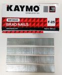 Kaymo BR18G25 18 Gauge Brad Nails – 25mm Length – Strong Fasteners for Woodworking and Trim Applications