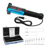 PAKOWIN Magnetic Induction Heater, 1000W 220V Handheld Flameless Electromagnetic Induction Heater Kit With 10 Coils, Bolt Heater Tool, Blue, BlueBox