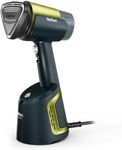 Tefal AeroSteam Handheld Garment Steamer, Revolutionary Suction Innovation, Portable Clothes Steamer & Wrinkle Remover, Fast Heat-Up, Iron Results in One Stroke, DT9810G0–Black/Forest Green