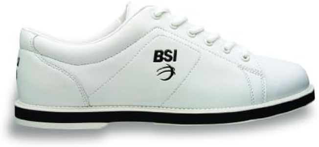 BSI Men's Bowling Shoes, White, Size 16.0