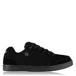 Airwalk Mens Brock Skate Shoes Lace Up Suede Accents Sport Casual Trainers Black UK 15