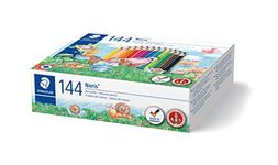 Staedtler 144C144 Noris Club Coloured Pencils, Pack of 144 in School Box
