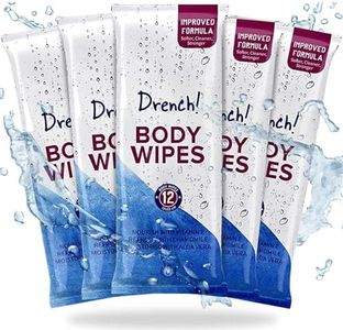 Luxury Adult Wipes Extra Large 9" x 9" (60 Pack) | No Alcohol Body Wipes for adults bathing no rinse | No Hassle No Water Disposable washcloths for adults & elderly | Microwavable Bath & Wet Wipes