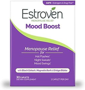 Estroven Stress Plus Mood & Memory | Menopause Relief Dietary Supplement | Safe Multi-Symptom Relief | Helps Reduce Hot Flashes & Night Sweats* | Helps Manage Daily Stress & Mood* | 30 Caplets