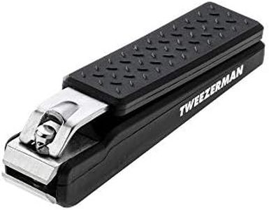 Tweezerman Men's Precision Grip Toenail Clipper, Black