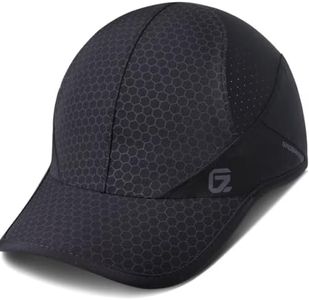 GADIEMKENSD Sport Hat Soft Brim Lightweight Running Hat Quick Drying Mesh Baseball Cap for Men Cooling Portable Breathable Sun Caps Workouts and Outdoors Black