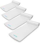 TRC Recreation Sunsation 1.75" Thick Foam Pool Float Lounger, White w/Headrest for Lounging & Sunbathing in Swimming Pools, Beaches & Lakes, 70" x 26"