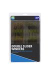 Preston Innovations Double slider winder plus in box 13cm yellow qty 20