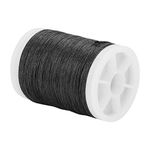 bow string 34,Archery Serving Thread 120m Durable Nylon String Serving Thread replacement for Bowstring Archery Supplies(Black)