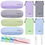 LZYMSZ 4 Sets Glasses Case, Portabl