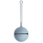 mushie Silicone Pacifier Holder Case (Powder Blue)