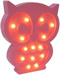 TEXIJUSO Night Light, Kawaii Owl LED Lamps for Bedroom and Wall Decor, Battery Operated Bedside Nursery Lamp for Kids, Cute Light Gift for Boys and Girls Party Wedding Birthday (Multiple Shape)