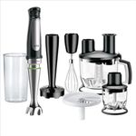 Braun Household MultiQuick 7 Hand Blender MQ7087X, Hand Blender, Food Processor, Mixer, Juicer, ActiveBlade System, EasyClick Plus System, Splash Control, Black