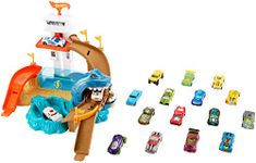 Hot Wheels Color Shifters Sharkport Showdown Play Set