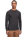 GAP Men's Long Sleeve Waffle Crewneck Tee T-Shirt, B85, Small