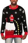 Tipsy Elves Men's Light Up Ugly Chr