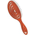 Ninabella Organic Detangling Hair Brush for Women, Men & Kids - Does not Pull on Hair - Hair Straightening Brushes for Straight, Curly & Wet Hair - Unique Spiral Hairbrush