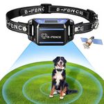 Wireless GPS Dog Collar Fence, Invisible Electric Containment System for Backyard Escape Prevention, Adjustable Static & Beep Warning, 48H Waterproof Rechargeable Collar, for Camping & Yard