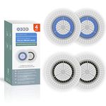 Compatible Replacement Facial Cleansing Brush Heads (4-Pack)