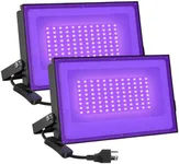 Onforu 2 Pack 60W LED Black Lights,