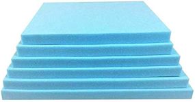 Upholstery Blue Foam High Density Standard Replacement Foam Cut to Any Size Sofa Dining Cushions Seat Pads for Seating Perfect for Chairs Stool Pressure Relief Back Pain etc (24" X 72" X 2")