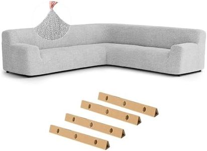 PAULATO BY GA.I.CO. Large Corner Slipcover with 4 Extra Cardboards for Snug Fit
