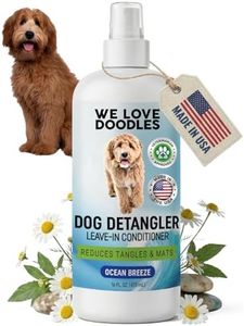 We Love Doodles Dog Detangler Spray - Leave-in Conditioner for Dogs - Dog Detangling Spray - Dematting Spray for Dogs - Tangle Remover - Made in The USA - Large 16 fl oz (Ocean Breeze)