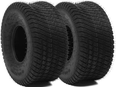 YITAMOTOR 20x8.00-8" Lawn Mower Tires, Suitable for Lawnmowers, Motorcycles, Garden Tractors, Golf Carts, and Farm Equipment, 4Ply, Set of 2