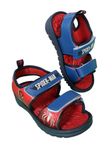 Kidsville Spiderman Printed Kids Boys Red Sandals