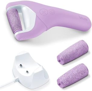 Beurer MP59 Waterproof Callus Remover, Electric Callus File with 2 Speed Settings and 2 Abrasive Rollers, Suitable for Thickened Hard Skin, Battery-operated, for Wet & Dry Feet