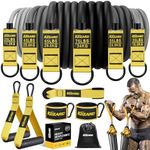 Resistance Bands for Working Out, 300lbs 360lbs Heavy Exercise Bands with Handles, Workout Bands for Men, Weight Bands Set for Muscle Training, Strength, Slim, Yoga, Home Gym Equipment