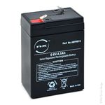 NX - Sealed lead acid battery NX 4.5-6 General Purpose 6V 4.5Ah F4.8