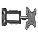 Gadget Wagon 19 to 43" LED TV Wall Mount Bracket Swivel and tilt | Strong Heavy Duty for LCD & Plasma Also (Full Motion 19-43 inches)