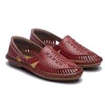 DESI HANGOVER Women's Casual Upcycled Leather Loafers Slipons Sandals Indoor/Outdoor Handmade Handwoven Soft Comfortable Moccasin Shoes Aristocrat