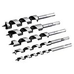 Rolson 48545 5 pc 200 mm Wood Auger Bit Set