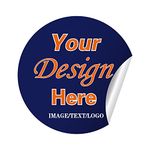 QKDS&WSRY Custom Stickers for Business Logo Custom Design Your Own Personalized Labels Stickers Decals Text Name Image Photo 120,150pcs