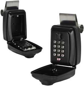 SL-591 Car Window Lock Box, Lock Boxes for car, Car Lock Box, Car Window Punch Button Lock Box, car Key Lock Box, Vehicle Window Lock Box, Lock Box for car fit for Ride Share, Turo, GetAround（Black）
