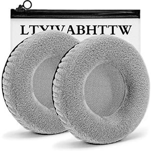 Replacement Ear Pads Compatible with DT770, DT880, DT990, DT 770 PRO, DT 880 PRO, DT 990 PRO Headphones (Silver)